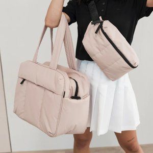 CALPAK LUKA BELT BAG AND DUFFLE MAUVE